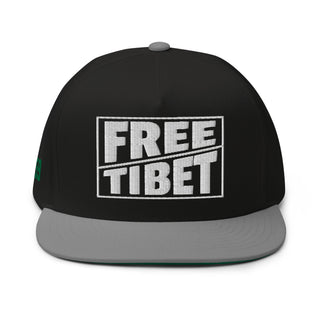 Embroidered Snapback Hat - Black/Grey