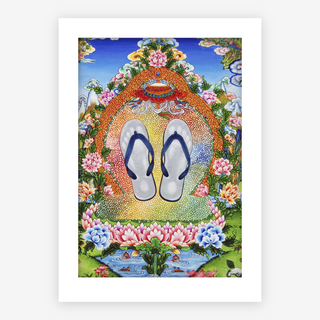 His Holiness's Sandals – Karma Phuntsok | Museum-Quality Giclée Print