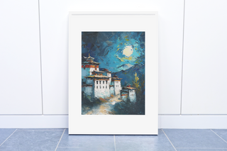 A Night in the Himalayas: Museum-Quality Print